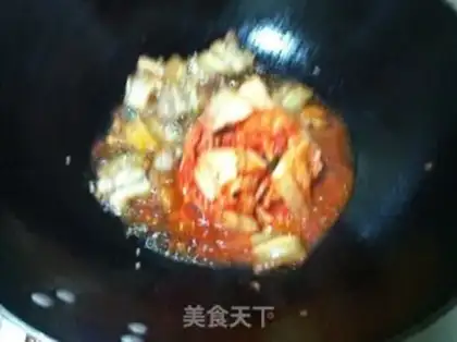 Make Hot cabbage makes a lot of meat step 3