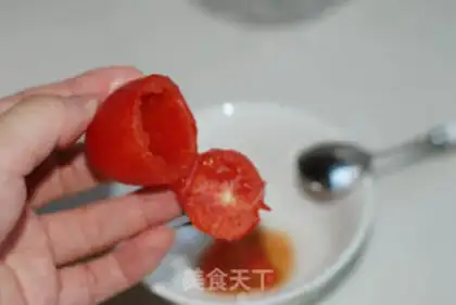 Make ♪ Squirty oatmeal tomatoes ♪ step 2