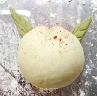Make Peach bun step 9