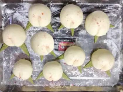 Make Peach bun step 10
