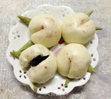 Make Peach bun step 11