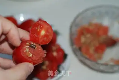 Make ♪ Squirty oatmeal tomatoes ♪ step 7