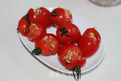 Make ♪ Squirty oatmeal tomatoes ♪ step 8
