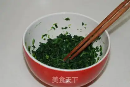 Make Pine spinach step 3