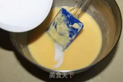 Make Black sesame egg rolls step 2