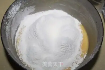 Make Black sesame egg rolls step 3