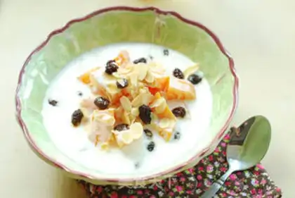 Make Pumpkin almond yogurt step 3