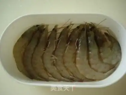 Make Lemon fried shrimp step 1