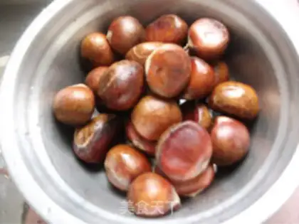 Make Sugar roasted chestnuts step 0