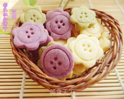 Make Color button cookies step 10