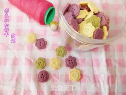 Make Color button cookies step 11