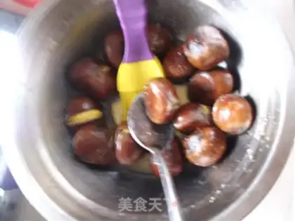 Make Sugar roasted chestnuts step 4
