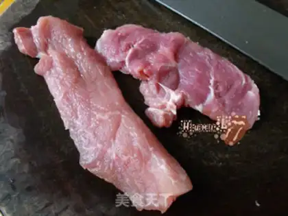Make Powder pork chops step 1