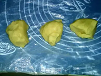 Make The potato peach moon cake step 7