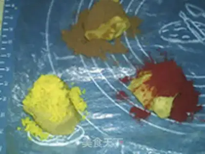 Make The potato peach moon cake step 8