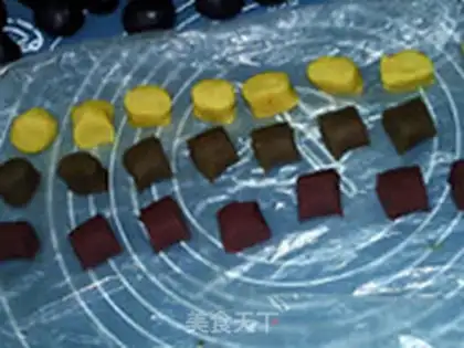 Make The potato peach moon cake step 10