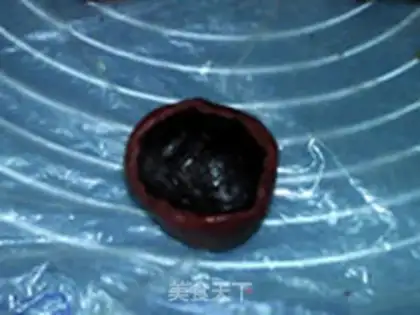 Make The potato peach moon cake step 14