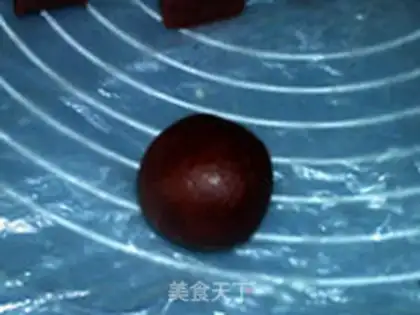 Make The potato peach moon cake step 15