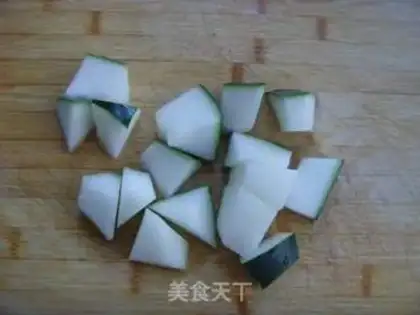 Make The tatterbone, the cucumber step 2