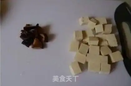Make Red tofu in the snow step 2