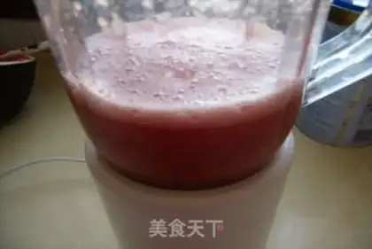 Make Delicious watermelon juice step 3