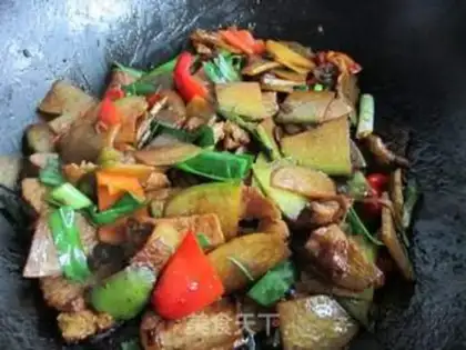 Make Blue radish and gravy step 12