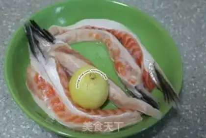 Make Salted salmon step 1