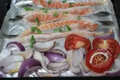 Make Salted salmon step 4