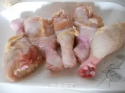 Make Salt chicken leg step 2