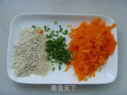 Make Vegetable oats step 1