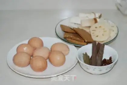 Make Five spicy tea eggs step 0