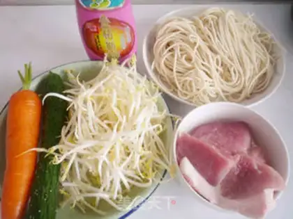 Make Sausage noodles step 0
