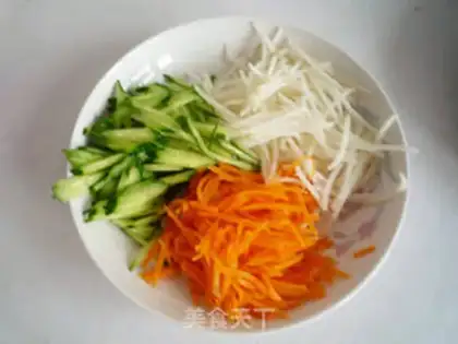 Make Sausage noodles step 1