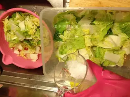 Make Korean pickles step 3