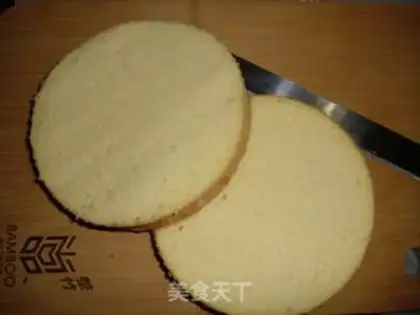 Make Orange mousse cake step 1