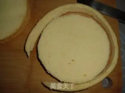 Make Orange mousse cake step 2