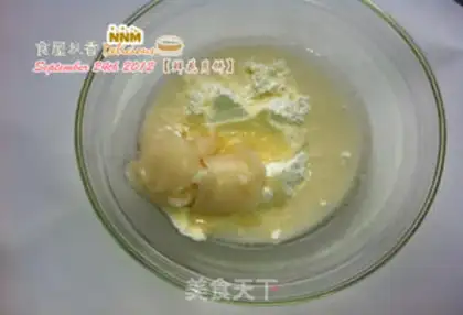 Make Rose flower mooncake step 1