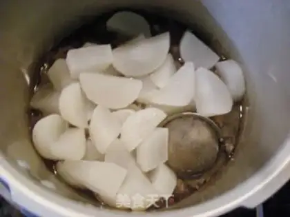 Make A wide range of radish and oxen soup step 5