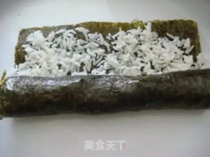 Make Easy roll sushi step 6