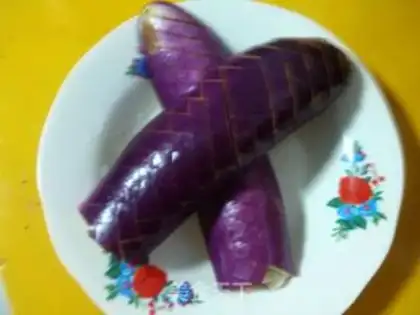 Make Fish and eggplant step 1
