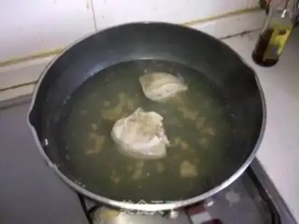 Make The cabbage and the liver step 0