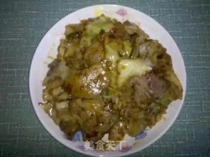 Make The cabbage and the liver step 8