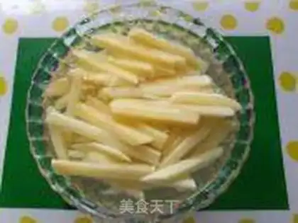 Make Homemade fries step 1