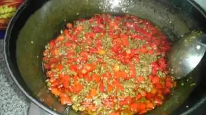 Make Spicy beef sauce step 11