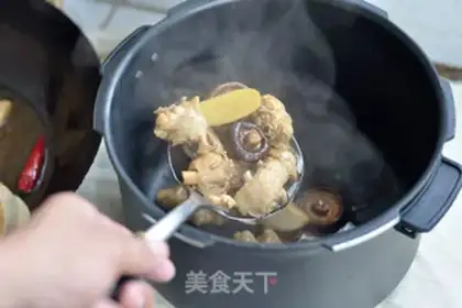 Make Chicken with mushrooms step 7