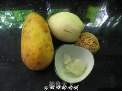 Make Double snow papaya sugar step 0