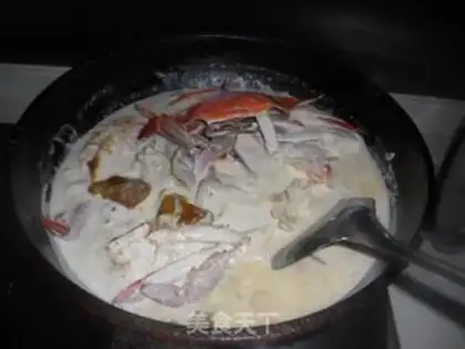 Make Curry crabs step 5