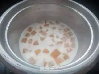 Make Milk pumpkin sugar step 5
