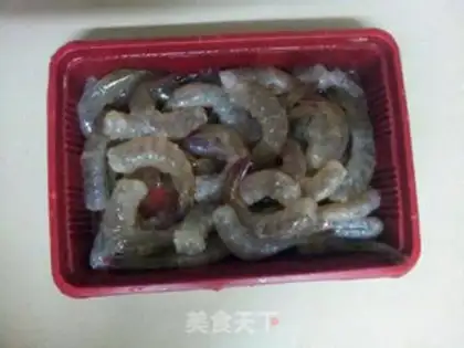 Make Pixie-tail shrimp ball step 1