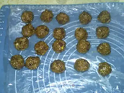 Make Change the ham mooncake step 2